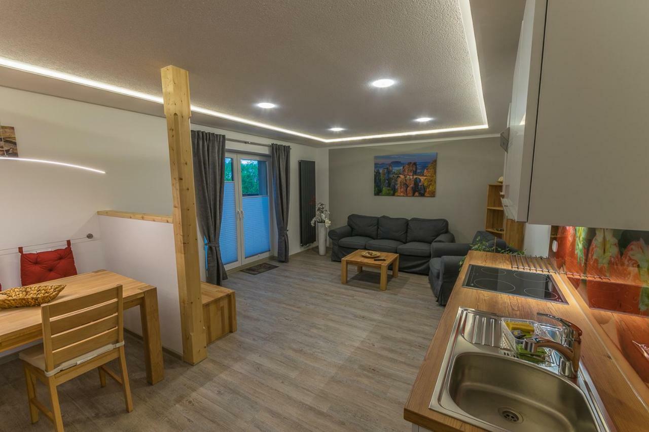 Ferienwohnung "Turmblick" Rathmannsdorf 외부 사진